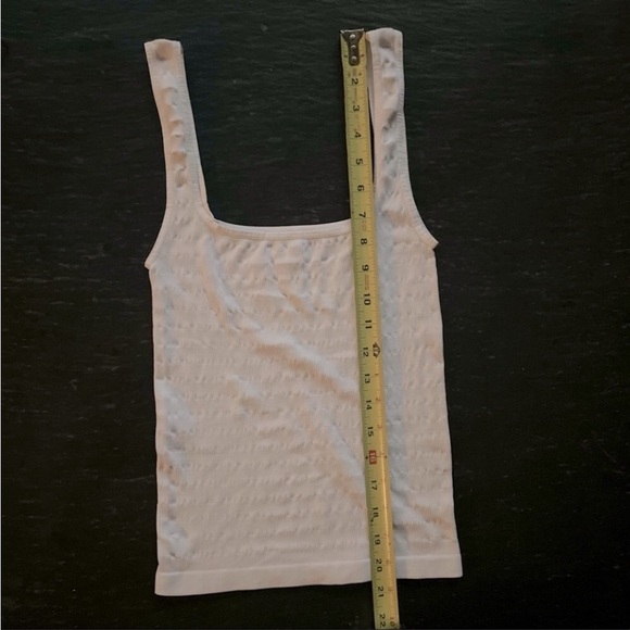 Free People] White Square one seamless Cami Top - Picture 10 of 11